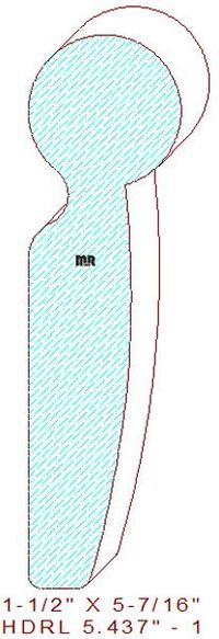 Handrail 5-7/16" - 1 Handrail 5-7/16" - 1