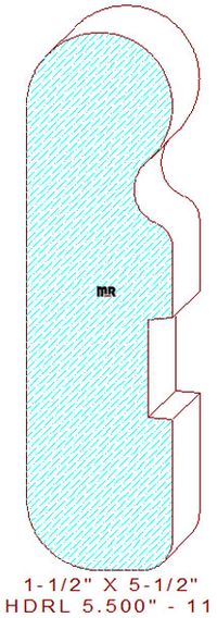 Handrail 5-1/2" - 11 Handrail 5-1/2" - 11