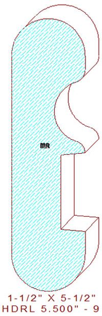 Handrail 5-1/2" - 9 Handrail 5-1/2" - 9