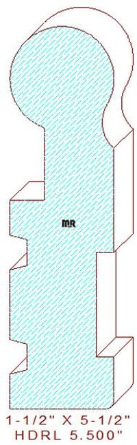 Handrail 5-1/2" Handrail 5-1/2"
