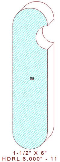 Handrail 6" - 11 Handrail 6" - 11