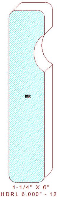 Handrail 6" - 12 Handrail 6" - 12