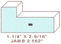 Door Jamb 2-9/16" Door Jamb 2-9/16"