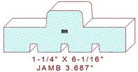 Door Jamb 3-11/16" Door Jamb 3-11/16"
