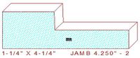 Door Jamb 4-1/4" - 2 Door Jamb 4-1/4" - 2