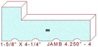 Door Jamb 4-1/4" - 4 Door Jamb 4-1/4" - 4