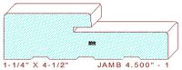 Door Jamb 4-1/2" - 1 Door Jamb 4-1/2" - 1