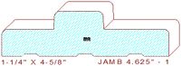 Door Jamb 4-5/8" - 1 Door Jamb 4-5/8" - 1