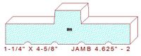 Door Jamb 4-5/8" - 2 Door Jamb 4-5/8" - 2