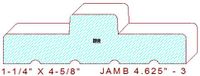 Door Jamb 4-5/8" - 3 Door Jamb 4-5/8" - 3
