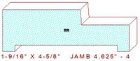 Door Jamb 4-5/8" - 4 Door Jamb 4-5/8" - 4