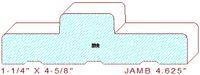 Door Jamb 4-5/8" Door Jamb 4-5/8"