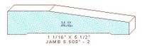 Door Jamb 5-1/2" - 2 Door Jamb 5-1/2" - 2