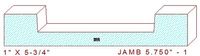 Door Jamb 5-3/4" - 1 Door Jamb 5-3/4" - 1