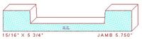 Door Jamb 5-3/4" Door Jamb 5-3/4"