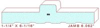 Door Jamb 6-1/16" Door Jamb 6-1/16"