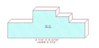 Door Jamb 6-5/16" Door Jamb 6-5/16"