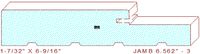 Door Jamb 6-9/16" - 3 Door Jamb 6-9/16" - 3
