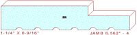Door Jamb 6-9/16" - 4 Door Jamb 6-9/16" - 4