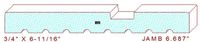 Door Jamb 6-11/16" Door Jamb 6-11/16"