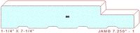 Door Jamb 7-1/4" - 1 Door Jamb 7-1/4" - 1