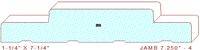 Door Jamb 7-1/4" - 4 Door Jamb 7-1/4" - 4
