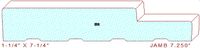 Door Jamb 7-1/4" Door Jamb 7-1/4"