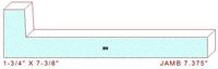 Door Jamb 7-3/8" Door Jamb 7-3/8"
