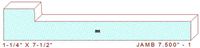 Door Jamb 7-1/2" - 1 Door Jamb 7-1/2" - 1