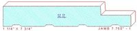 Door Jamb 7-3/4" - 1 Door Jamb 7-3/4" - 1