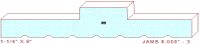 Door Jamb 8" - 3 Door Jamb 8" - 3