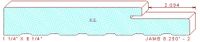 Door Jamb 8-1/4" - 2 Door Jamb 8-1/4" - 2