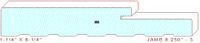 Door Jamb 8-1/4" - 3 Door Jamb 8-1/4" - 3