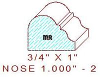Nosing 1" - 2 Nosing 1" - 2