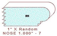 Nosing 1" - 7 Nosing 1" - 7