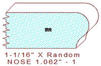 Nosing 1-1/16" - 1 Nosing 1-1/16" - 1