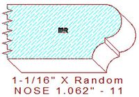Nosing 1-1/16" - 11 Nosing 1-1/16" - 11