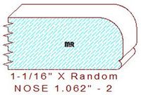 Nosing 1-1/16" - 2 Nosing 1-1/16" - 2