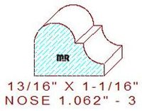 Nosing 1-1/16" - 3 Nosing 1-1/16" - 3