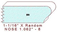 Nosing 1-1/16" - 8 Nosing 1-1/16" - 8