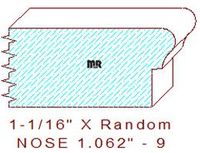 Nosing 1-1/16" - 9 Nosing 1-1/16" - 9
