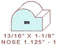 Nosing 1-1/8" - 1 Nosing 1-1/8" - 1