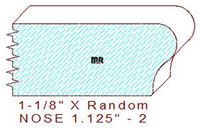 Nosing 1-1/8" - 2 Nosing 1-1/8" - 2