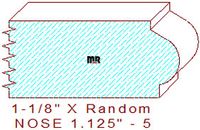 Nosing 1-1/8" - 5 Nosing 1-1/8" - 5