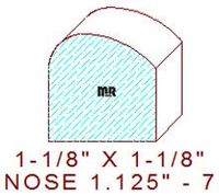 Nosing 1-1/8" - 7 Nosing 1-1/8" - 7