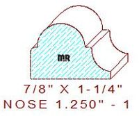 Nosing 1-1/4" - 1 Nosing 1-1/4" - 1