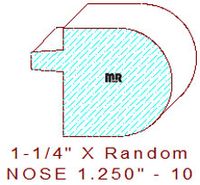 Nosing 1-1/4" - 10 Nosing 1-1/4" - 10