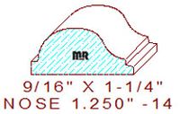 Nosing 1-1/4" - 14 Nosing 1-1/4" - 14