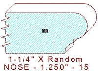 Nosing 1-1/4" - 15 Nosing 1-1/4" - 15
