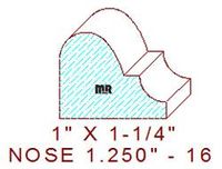 Nosing 1-1/4" - 16 Nosing 1-1/4" - 16